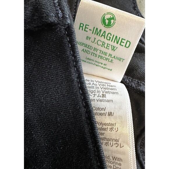 Reimagined by J. Crew Black Denim Jeans Size 31P Vintage Slim Straight Classic - Picture 4 of 7